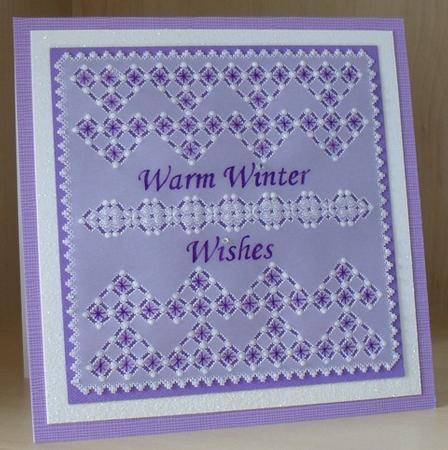 Warm Winter Wishes Parchment Card by Susan McGuirk