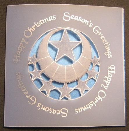 Moon and Stars Bauble by Susan McGuirk