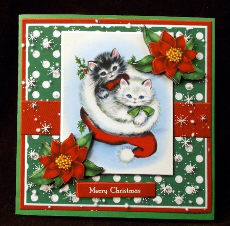 Vintage Kittens 1 Quick Card  by Susan Mehlbaum