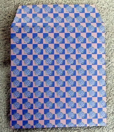Envelope to Ft Tri-fold Steps Card by Susan Mehlbaum