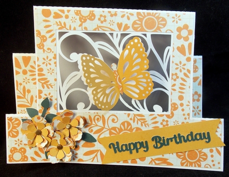 Butterfly Step Card by Susan Mehlbaum