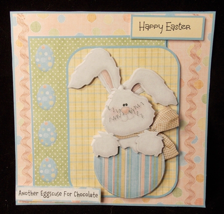 Hoppy Easter 6x6 by Susan Mehlbaum