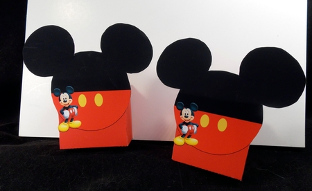 DISNEY MICKEY MOUSE GIFT FAVOR BOX by Susan Mehlbaum