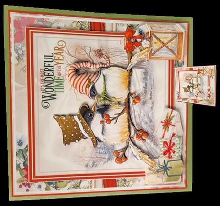My Chickadee 02 Christmas Mini Page Kit by Susan Mehlbaum