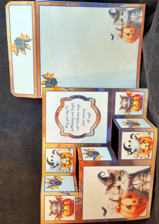 Cute Halloween Cat & Friends Three Step Mini Kit by Susan Mehlbaum