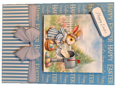 Happy Easter 2 Card 7x5 by Susan Mehlbaum