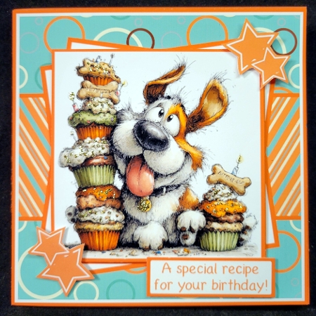 Birthday Dogs #1 Mini Kit 7x7 (5) by Susan Mehlbaum