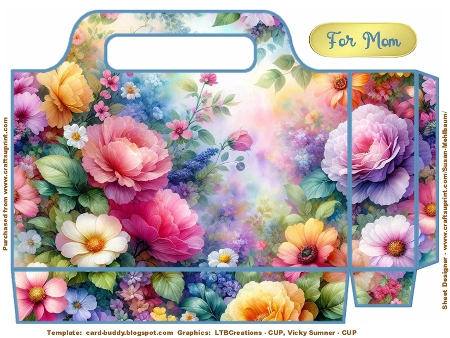 Paperset Dreamy Summer Floral  by Susan Mehlbaum