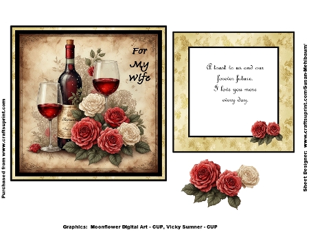 Red wine  by Susan Mehlbaum