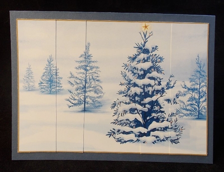 Beautiful Winter Scene Side Stacker by Susan Mehlbaum