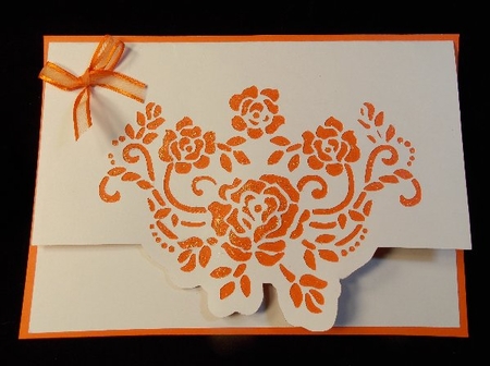 Rose Stencil Card - Version by Susan Mehlbaum