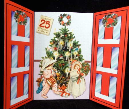 Last Christmas Gate Fold Card by Susan Mehlbaum
