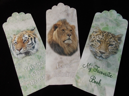 Big Cat Bookmarks by Susan Mehlbaum