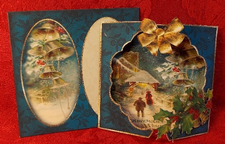 Aperture Gatefold Card Kit - the Bells Ring Out by Susan Mehlbaum