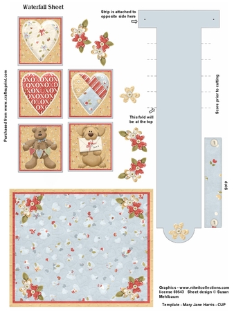 Waterfall Template - Cu4cu by Susan Mehlbaum