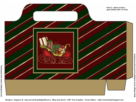4 Christmas Cheer Backing Papers - Cu4cu by Susan Mehlbaum