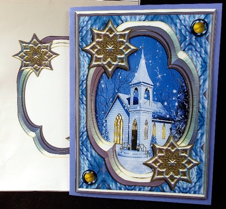 Christmas Mass 5x7 Card Front Kit by Susan Mehlbaum