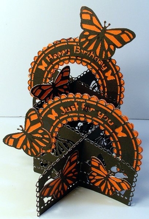 3D Cascade Birthday Butterflies by Susan Mehlbaum