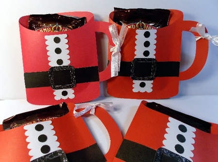 403 Christmas Mug Card   HAND and MACHINE Formats by Susan Mehlbaum