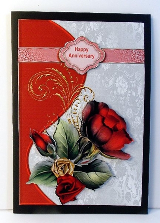Drama Roses for Anniversary by Susan Mehlbaum