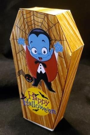 Halloween Coffin Treat Box Dracula by Susan Mehlbaum