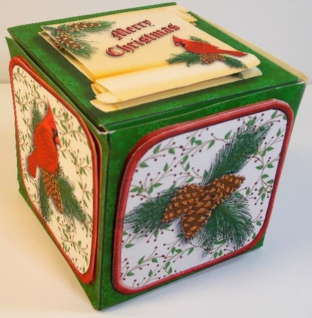 3 Inch Christmas Cardinal Box Mini Kit by Susan Mehlbaum