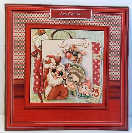 Santas Family Selfie Mini Kit by Susan Mehlbaum