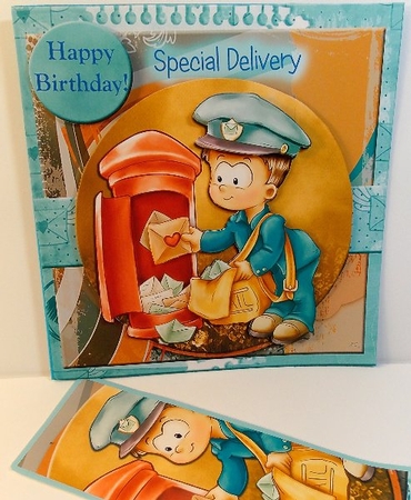 Mini Kit- Little Postie- for lots of occasions. by Susan Mehlbaum