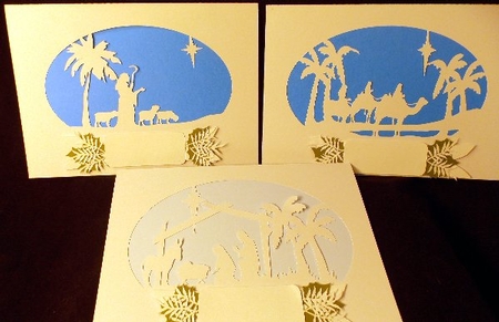 Christmas card trio, set 5 by Susan Mehlbaum