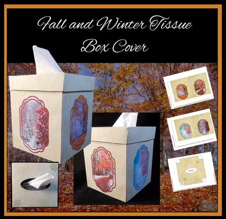 Autumn Fall Winter Paint Effect Digital Scenes by Susan Mehlbaum