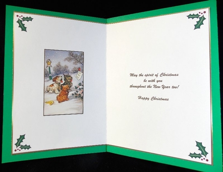 Carol Singing Christmas Insert 3 by Susan Mehlbaum