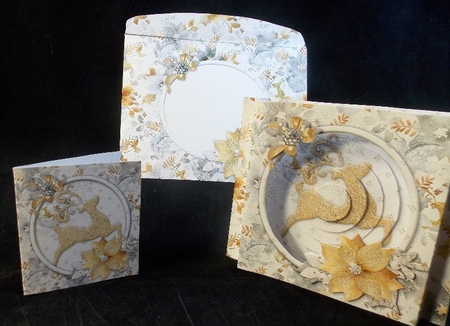 Golden Stag Shadowbox Mini Kit by Susan Mehlbaum