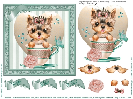 Soft Spring Ribbon Banner by Susan Mehlbaum