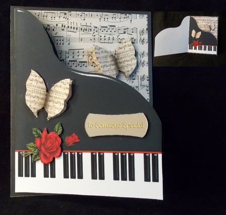 A5 Piano Card Front 1 by Susan Mehlbaum