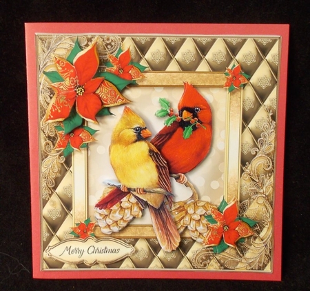Quilted Christmas Card Front Kit-1 by Susan Mehlbaum