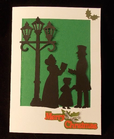 Christmas Carolers Card by Susan Mehlbaum