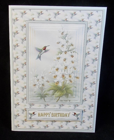 Rob Pohl Watercolor Hummingbird Pyramid Topper by Susan Mehlbaum