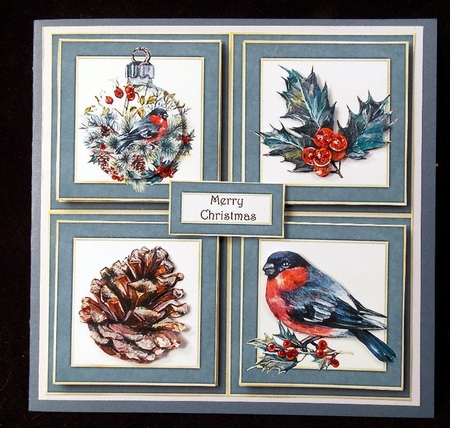 Beautiful Watercolour Christmas Quad Frame by Susan Mehlbaum