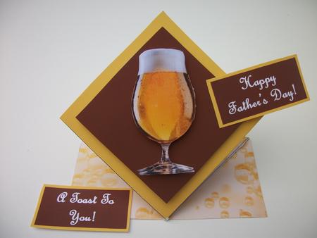 Beer Glass Diamond Top by Susan Mehlbaum