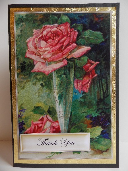Yellow and Pink Roses in Vases Card Fronts by Susan Mehlbaum