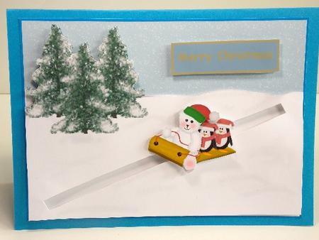 Snow Fun Penny Slider by Susan Mehlbaum