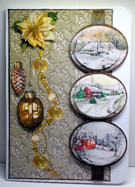 Vintage Christmas Over the Edge by Susan Mehlbaum