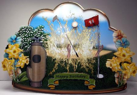Stuck in the Bunker! Shaped Card Kit by Susan Mehlbaum
