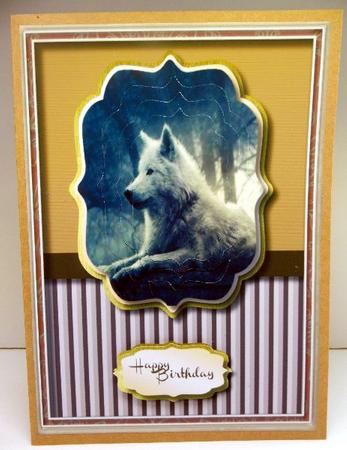 The Night of the Wolf, Shaped Pyramid by Susan Mehlbaum