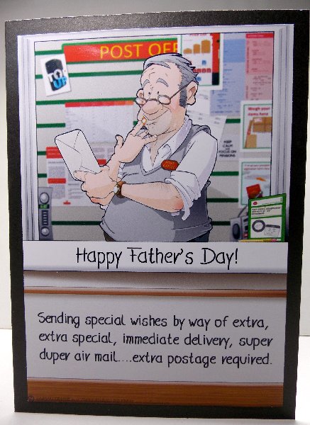 Post Office Dude A4 by Susan Mehlbaum