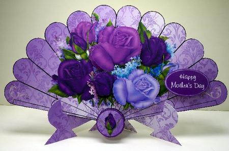Fan Card & Stand Templates - Cu4cu by Susan Mehlbaum