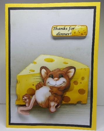 Too Much Cheese Mouse by Susan Mehlbaum