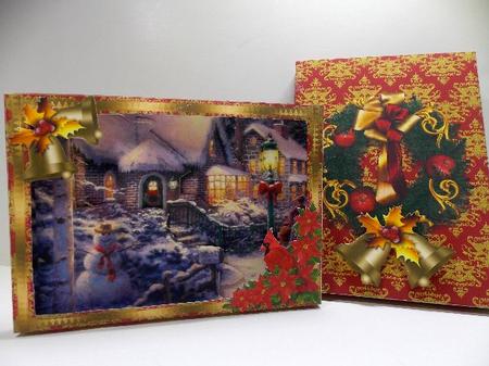 Winter Cottages 3D Frame Box Card Kit by Susan Mehlbaum