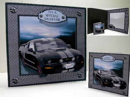 Black Mustang Mini Kit by Susan Mehlbaum