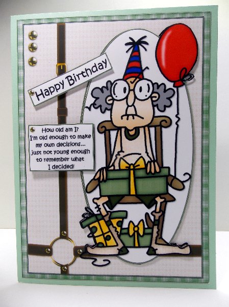 Gus Old Enough to Make Decisions Quick Card by Susan Mehlbaum